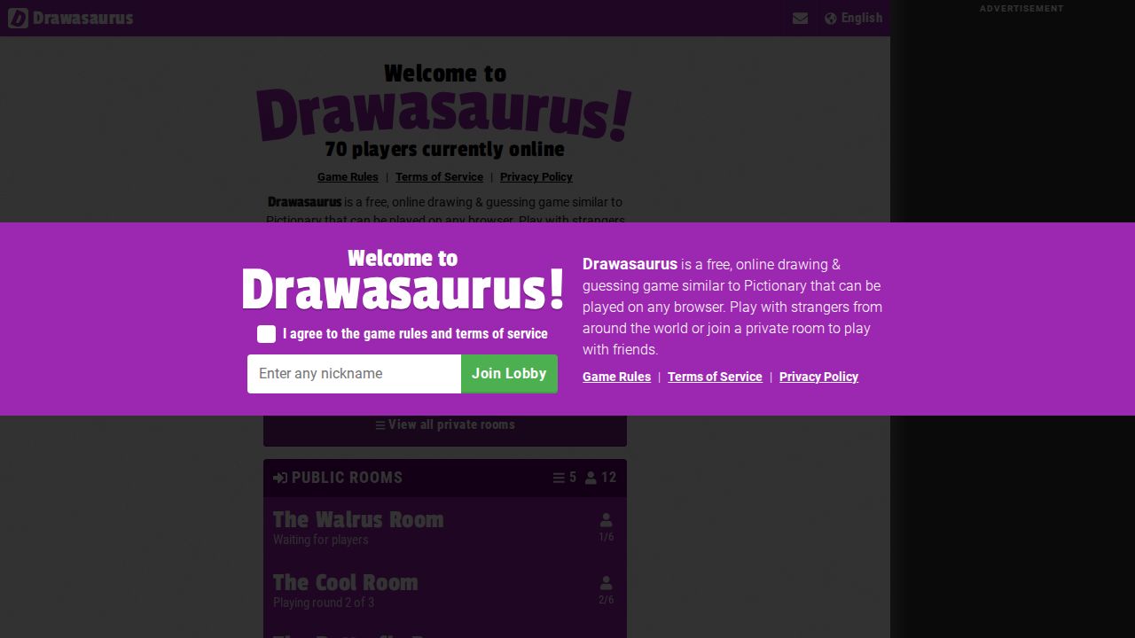 Screenshot of Drawasaurus