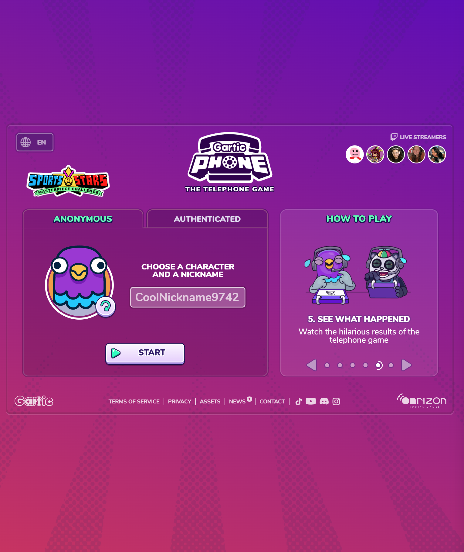 Screenshot of Gartic Phone