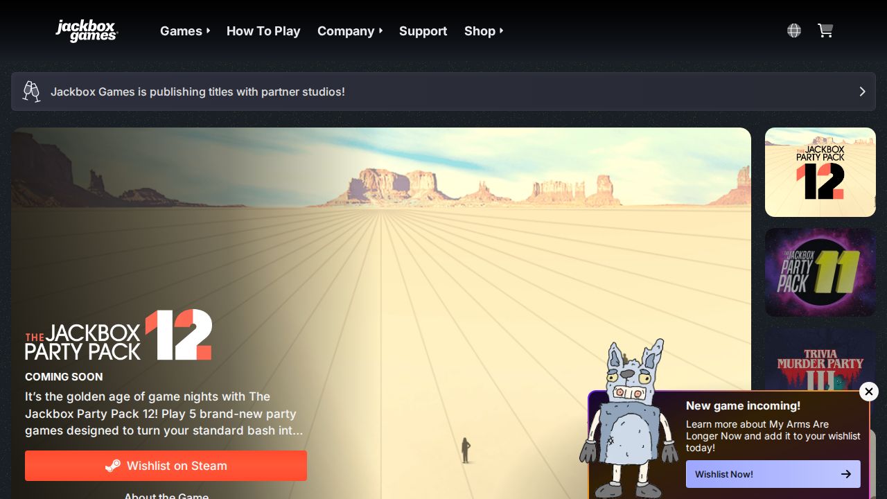 Screenshot of Jackbox Games