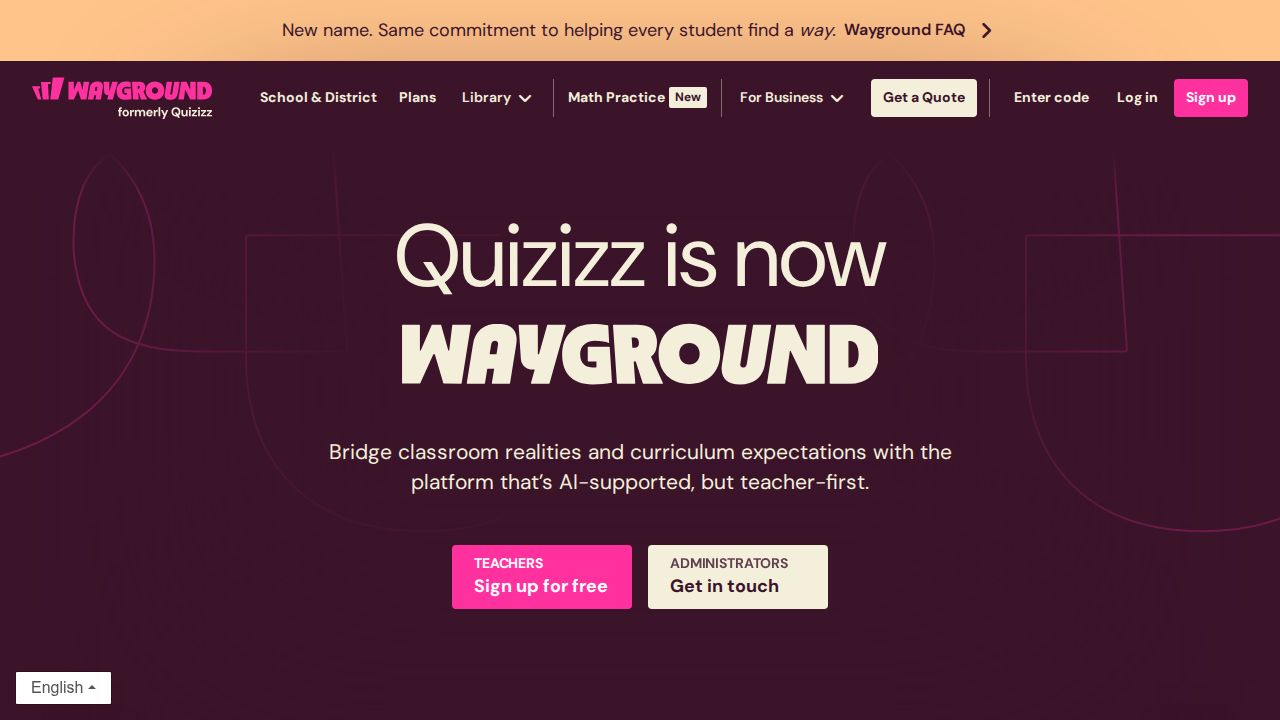 Screenshot of Quizizz